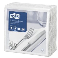 Tork Dinner Soft szalvéta fehér