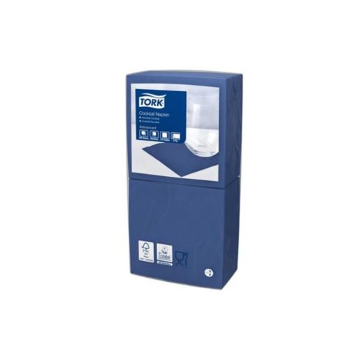 Tork koktélszalvéta sötétkék, 24/2, 200 db 