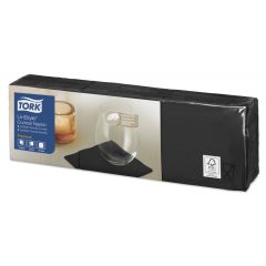 Tork Linstyle koktélszalvéta fekete