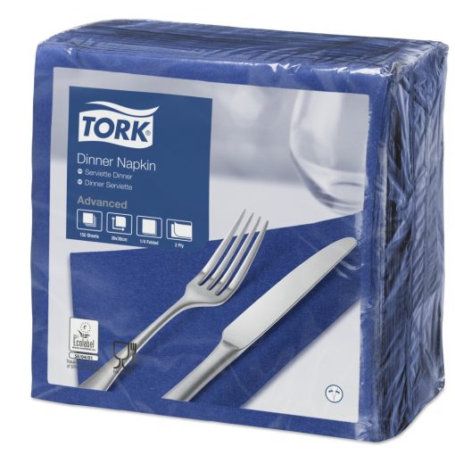 Tork Dinner szalvéta sötétkék, 2r, 