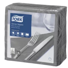 Tork Dinner szalvéta szürke, 2r., 