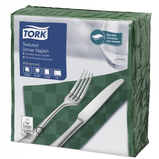 Tork NexxStyle Dinner szalvéta sötétzöld