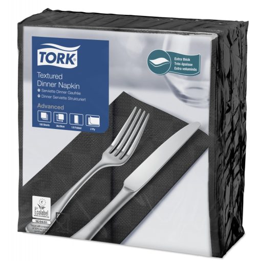 Tork NexxStyle Dinner szalvéta fekete