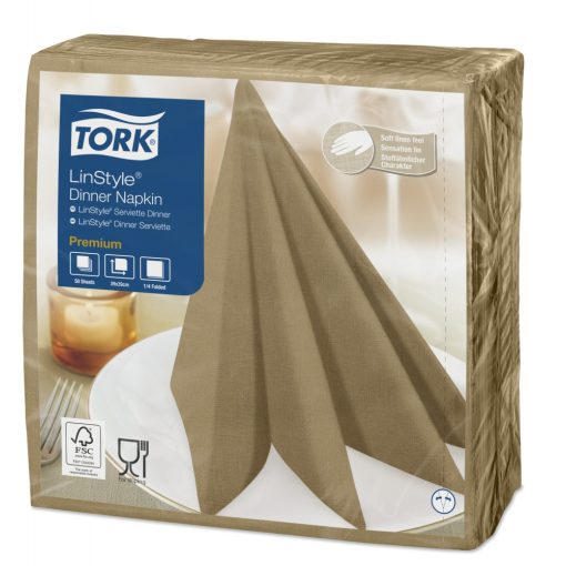 Tork Linstyle Dinner szalvéta keksz, 50 db/csomag